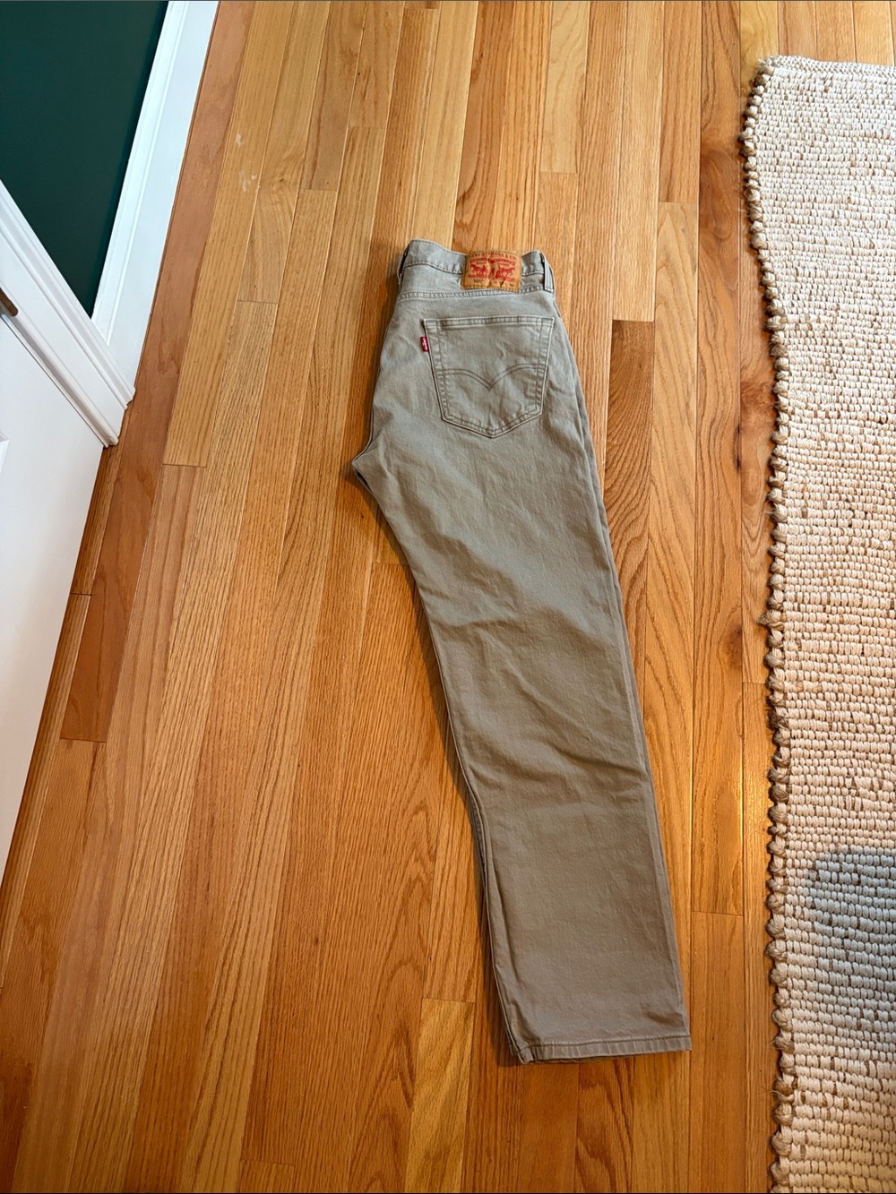 Levi’s Men's Straight-Leg Pants in Khaki - Classic Casual Wear
